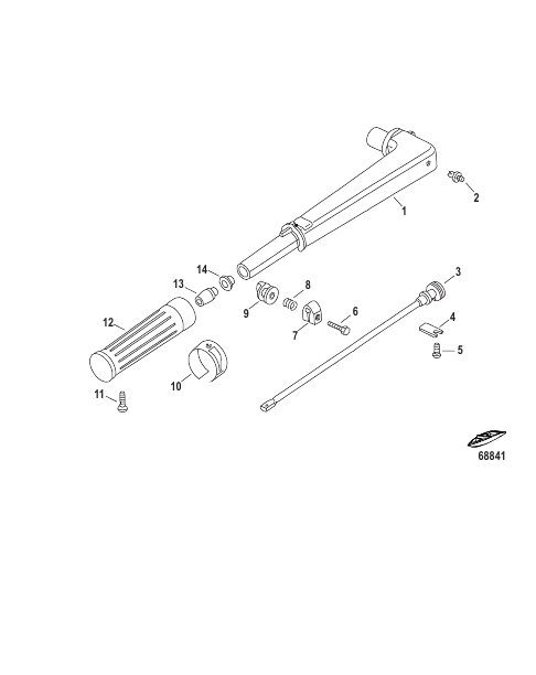Tiller Handle Components
