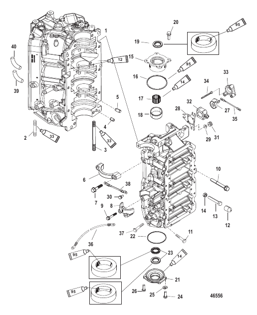 Cylinder Block and End Caps