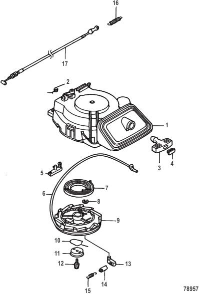Recoil Starter Components