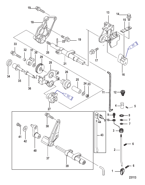 Shift and Shift Shaft 0R505052 and Below