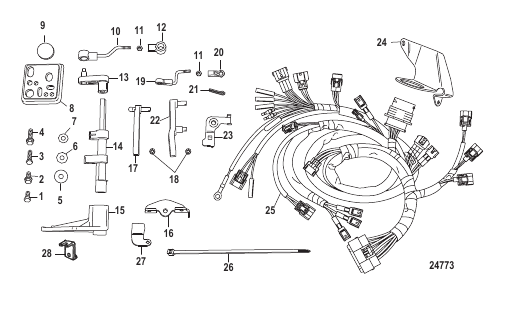 RC Conversion Kit-Electric Start 25-30 Hp 889246A33