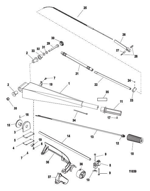 Steering Handle Kit 896648A09