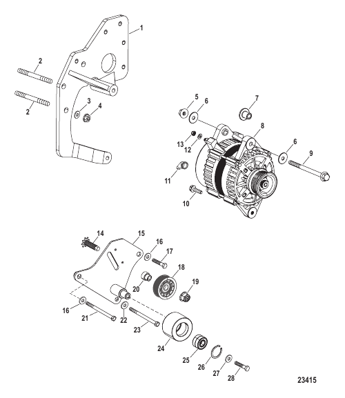 Alternator And Mounting