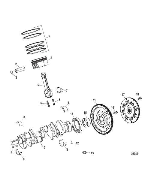 Engine Components (Crankshaft / Piston / Connecting Rods)