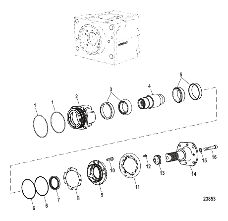 Transmission (Tailstock)(NXT1)