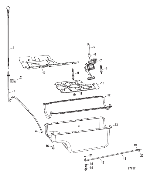 Oil Pan And Oil Pump