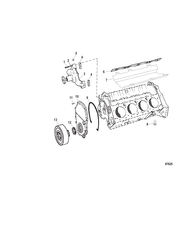 Circulating Water Pump And Front Cover