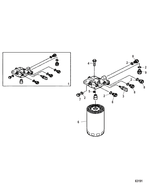 Fuel System Fuel Filter Support Components