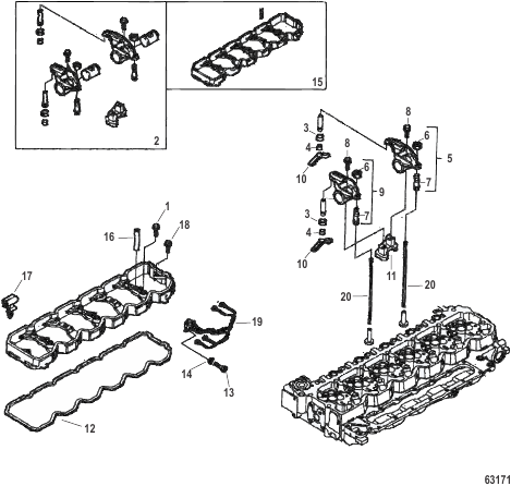 Cylinder Head Rocker Arms