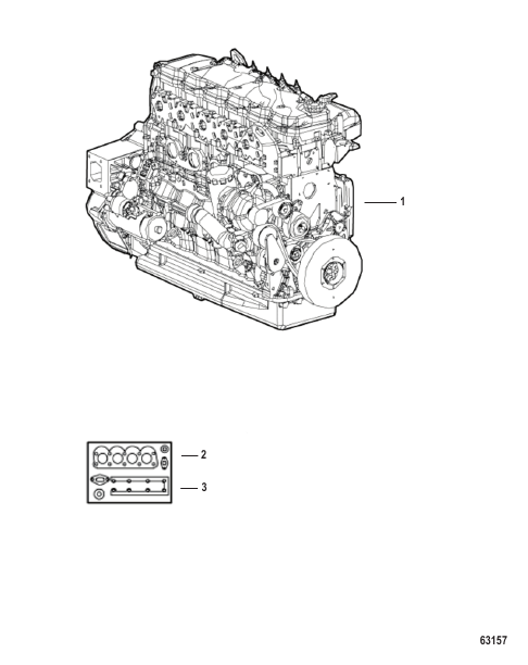 Cylinder Block Long Block