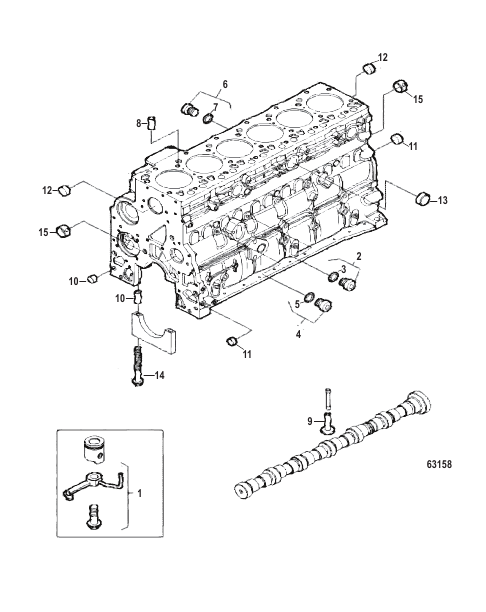 Cylinder Block Plugs and Pins