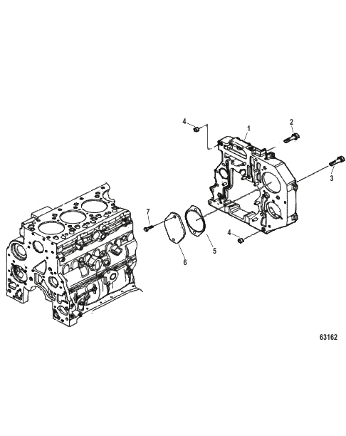 Cylinder Block Housing, Timing Gear