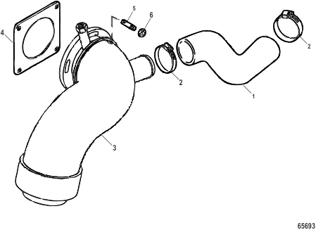 Exhaust Elbow Insulated