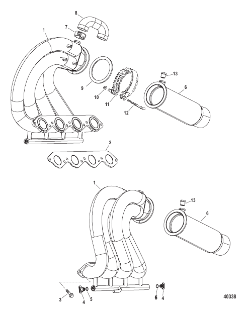Exhaust Components Design I (0M971641 and Below)
