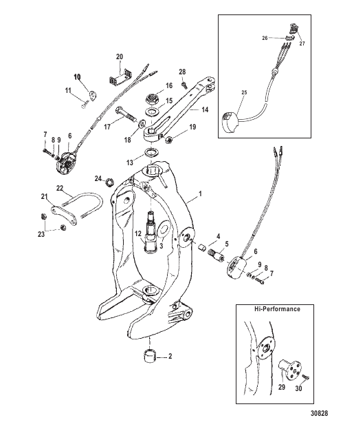 GIMBAL RING AND STEERING LEVER