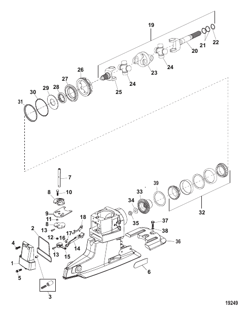 UNIVERSAL JOINT AND SHIFTER COMPONENTS (STANDARD)