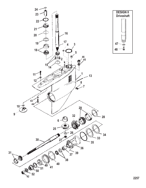 GEAR HOUSING (BRAVO TWO)