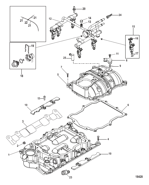 Intake Manifold And Fuel Rail