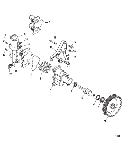 Sea Water Pump Assembly