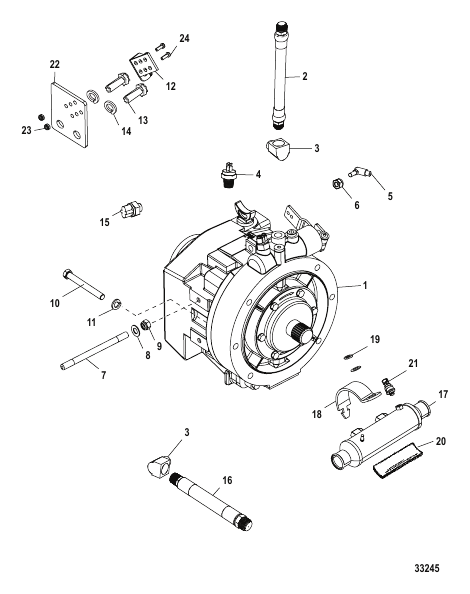 Transmission and Related Parts (ZF - 45C)