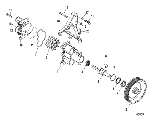 Sea Water Pump Assembly