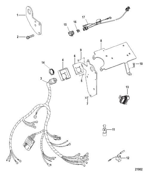 Lifting Brackets and Wiring Harness