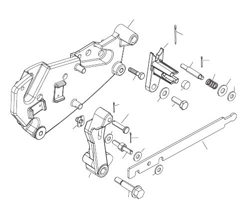 Shift Bracket Mechanical Shift (0W029410 and Below)