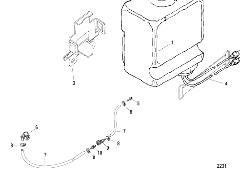 Drive Lube Reservoir Assembly