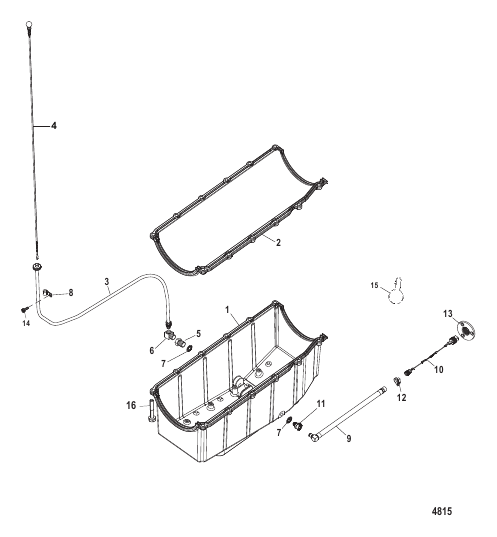 OIL PAN AND DRAIN SYSTEM