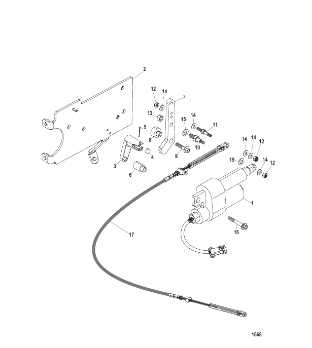Shift Bracket ( Digital Throttle-Shift )
