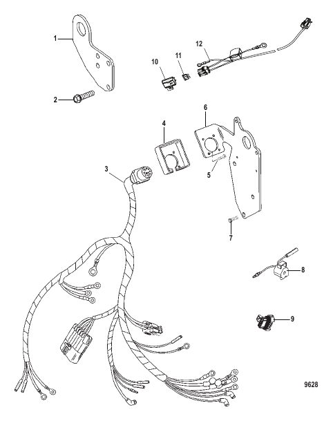 Lifting Brackets and Wiring Harness
