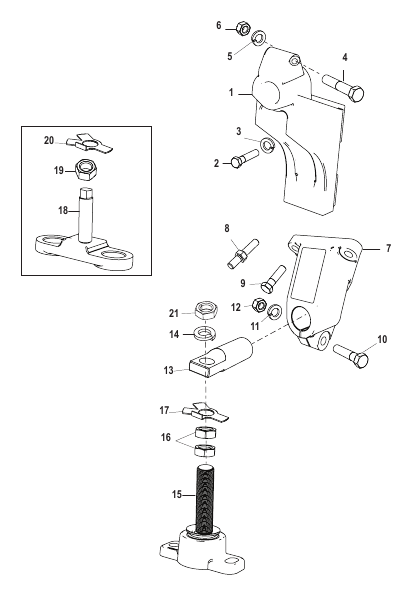 Transmission and Engine Mounting (Borg Warner 72)