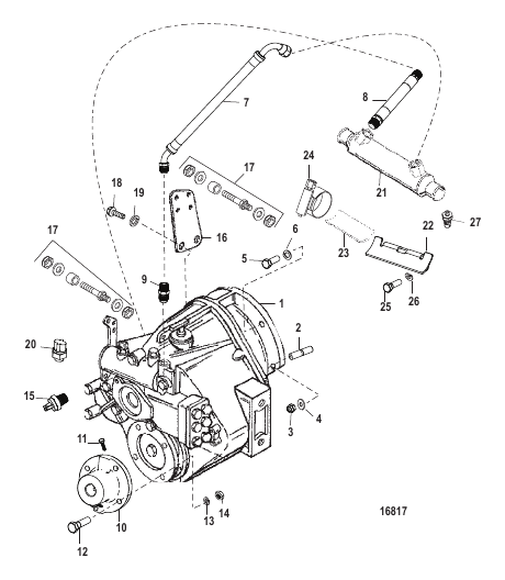 Transmission and Related Parts (Borg Warner 5000)