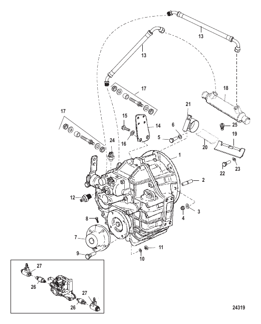 Transmission and Related Parts (Hurth 630/800)