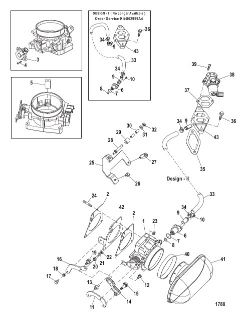 THROTTLE BODY ( Mechanical Throttle-Shift )