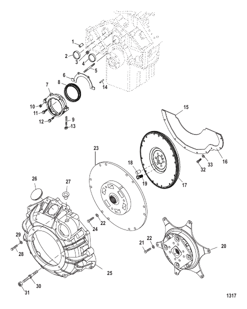 Cylinder Block, Flywheel Housing