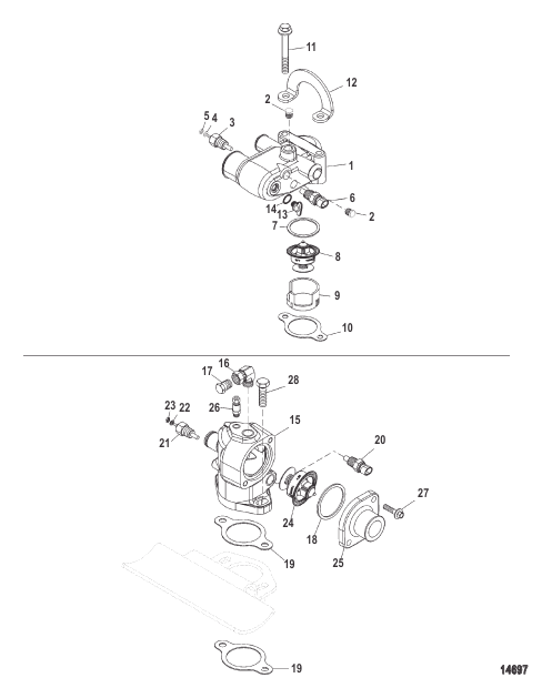 Thermostat And Housing