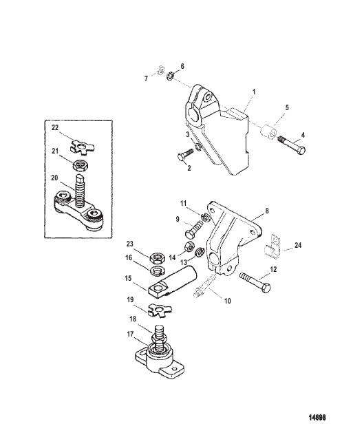Transmission And Engine Mounting (Borg-Warner 71C And 72C)