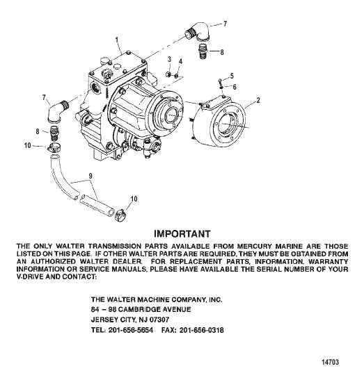 Transmission (Walter V-Drive)