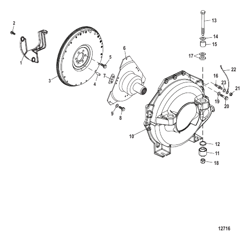 Flywheel Coupler and Flywheel Housing