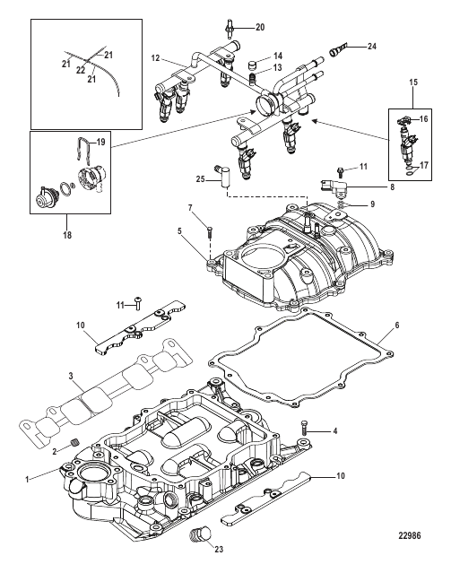 Intake Manifold and Fuel Rail