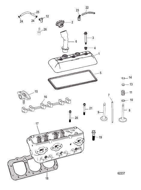 Cylinder Head and Rocker Cover
