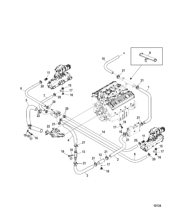 Standard Cooling System - ALPHA 7 Point Drain