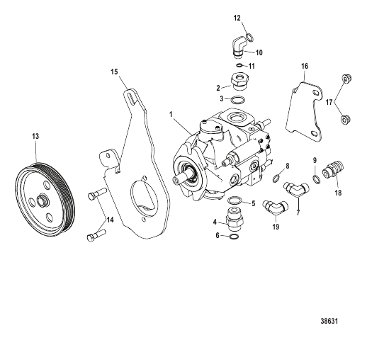 AXIUS Steering Hydraulic Pump, 1A342860 and Up, Gen I
