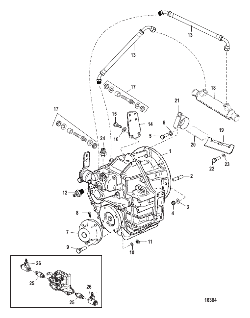 Transmission and Related Parts (Hurth 630/800)