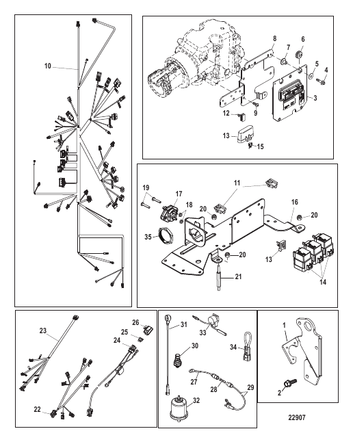 Electrical Components Mechanical (SN 1A091517 & Below)