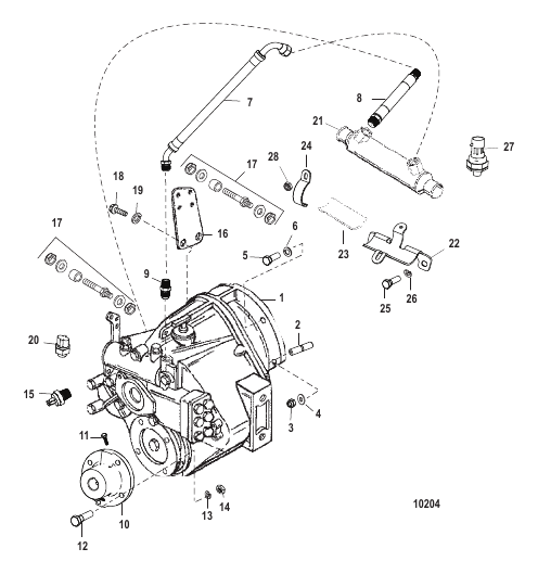 TRANSMISSION AND RELATED PARTS (BORG-WARNER 5000)