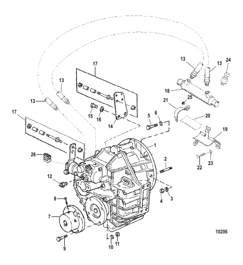 TRANSMISSION AND RELATED PARTS (HURTH 630)