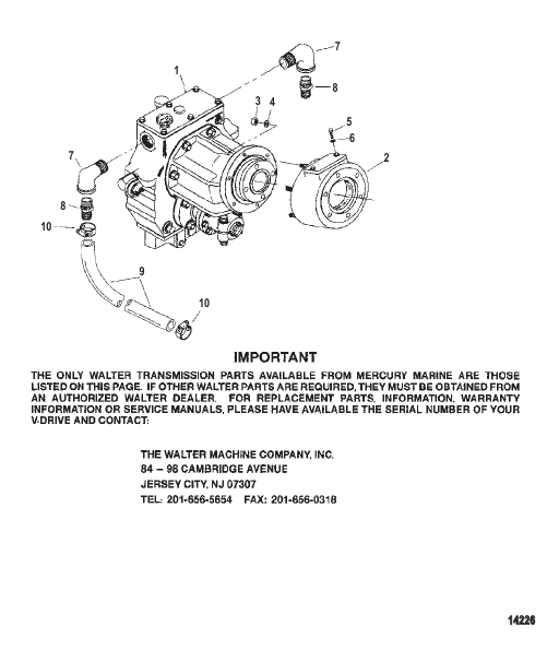 Transmission (Walter V-Drive)