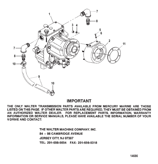 Transmission (Walter V-Drive)